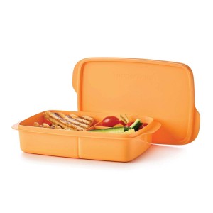 Tupperware Eco+ Lunch-it Large Container sOrange Taffy Lunch and Snacks | DYQB82491