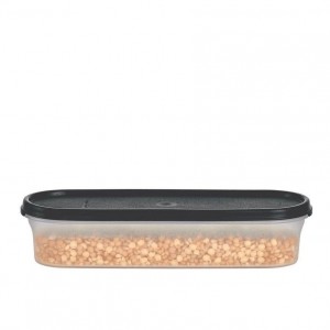 Tupperware Modular Mates Super Oval 1 Black Dry Storage | NWPX96471