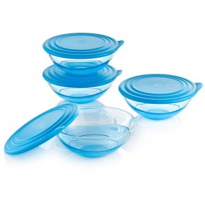 Tupperware Sheerly Elegant Extra Small Bowls Azure Serveware | IFYW89064