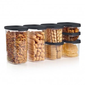 Tupperware Ultra Clear Oval 7-pc. Set Cosmos Dry Storage | DBAG29806