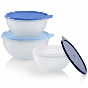 Tupperware Wonderlier Bowl 3-pc. Set sIce Cube Baking | CSUM43068