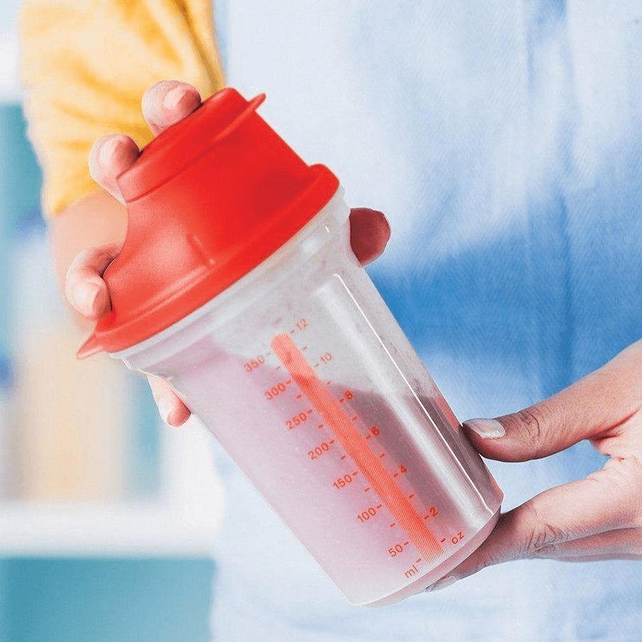 Tupperware All-in-one Shaker Red Mixing Bowls and Measuring | BTYL31428