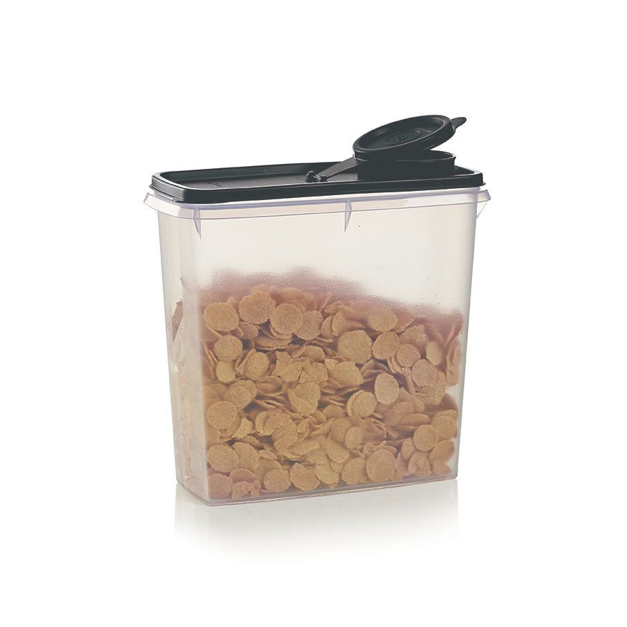 Tupperware Cereal Storers Black Dry Storage | IXUO51493