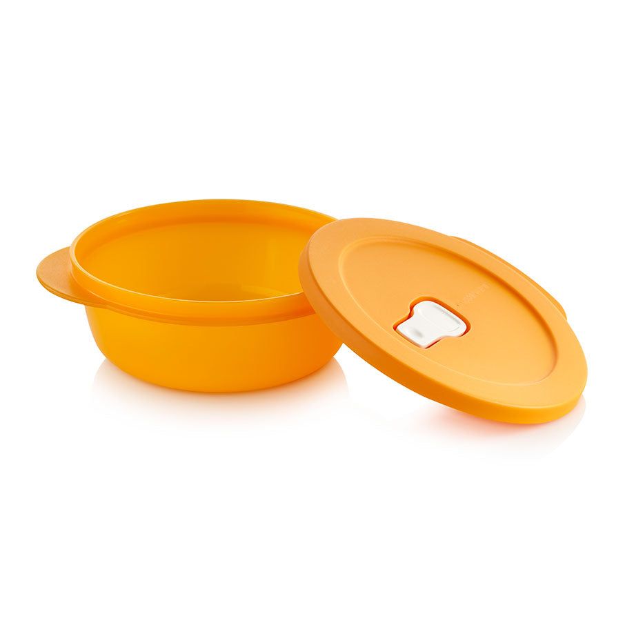 Tupperware Crystalwave Plus 2-cup/560 Ml Round Papaya Lunch and Snacks | HDGE43971