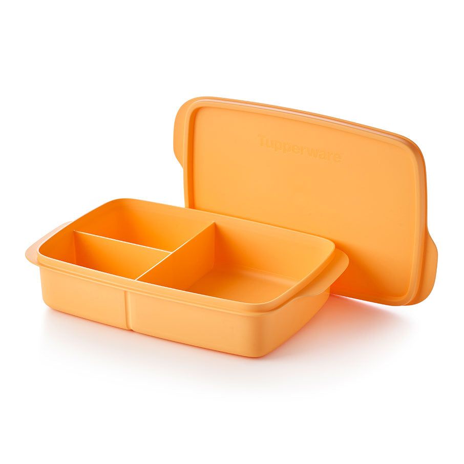 Tupperware Eco+ Lunch-it Large Container sOrange Taffy Lunch and Snacks | DYQB82491