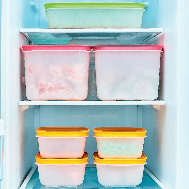 Tupperware Freezer Mates Plus 8-pc. Starter Set Pink Freezer Storage | GXZL98620