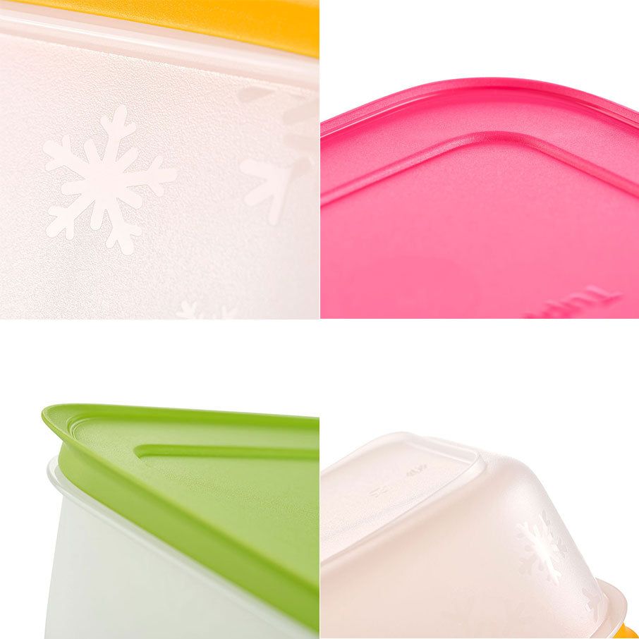 Tupperware Freezer Mates Plus 8-pc. Starter Set Pink Freezer Storage | GXZL98620