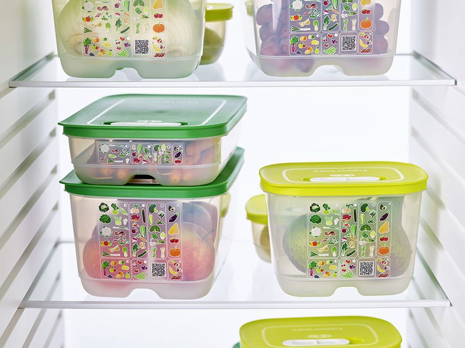 Tupperware Fridgesmart 4-pc. Starter Set Green / Deep Refrigerator Storage | OHXE07841