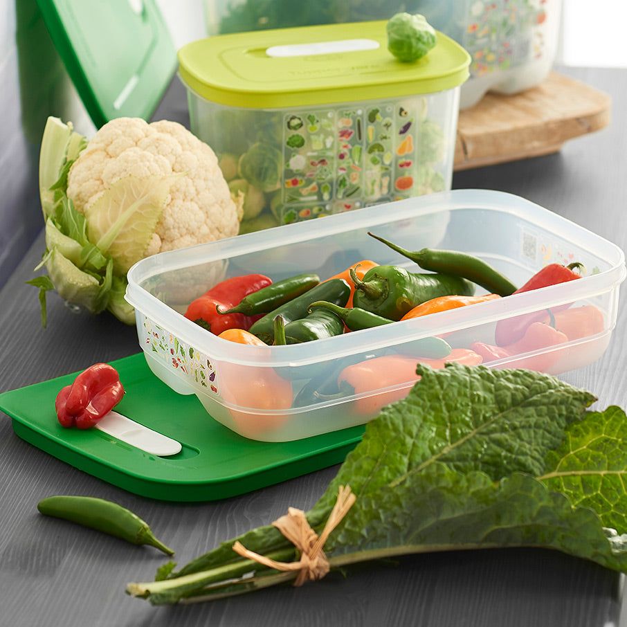 Tupperware Fridgesmart Medium Green Refrigerator Storage | KFYX37142