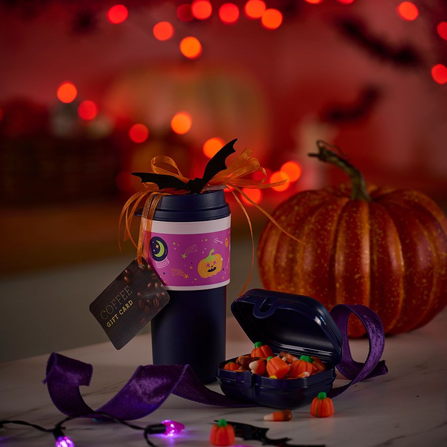 Tupperware Halloween Beverage And Bites Set Navy Lunch and Snacks | AOJT89367