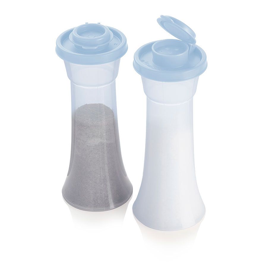 Tupperware Large Hourglass Salt And Pepper Shakers White Serveware | MPAG96801