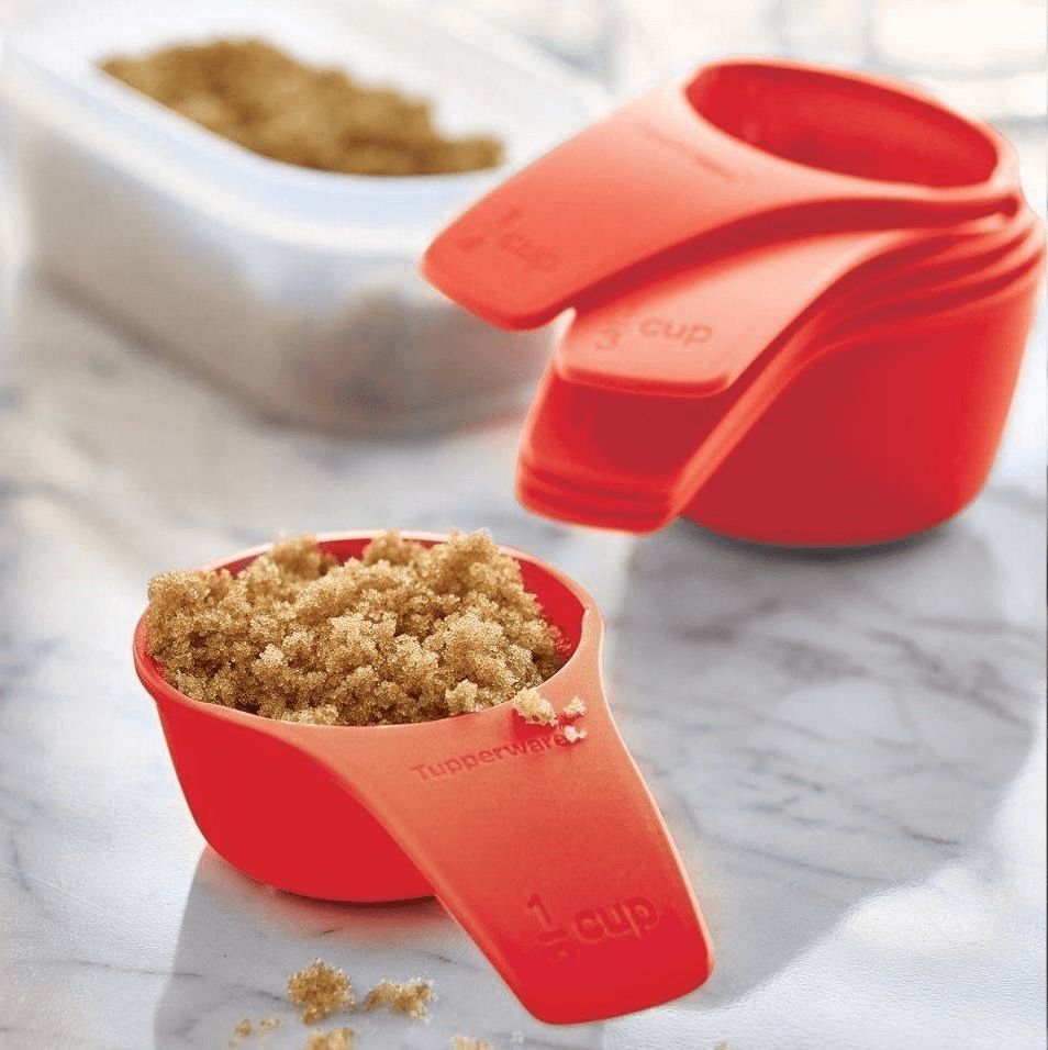 Tupperware Measuring Mates Set Chili Mixing Bowls and Measuring | PBER38674