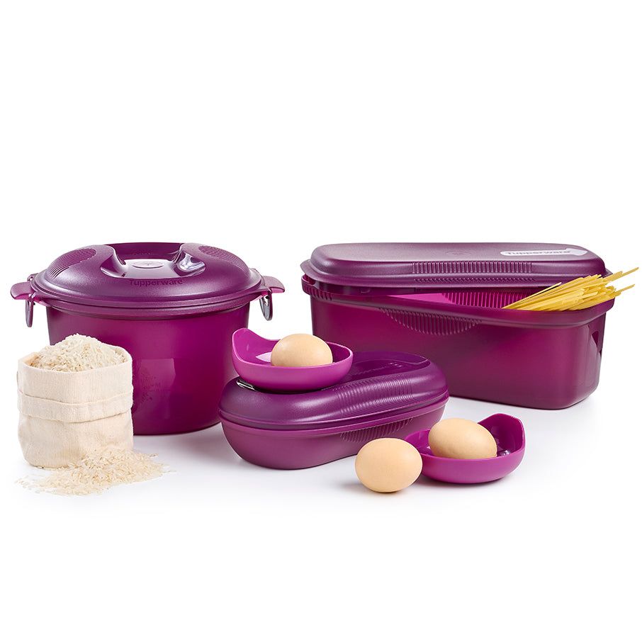 Tupperware Microwave Magic Set Purple Cabbage Microwave Cooking | BLHQ39825