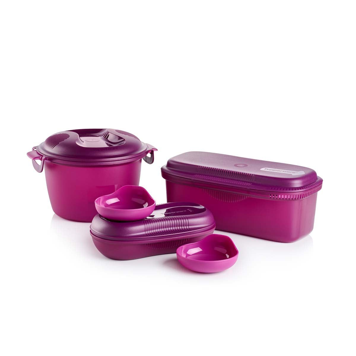 Tupperware Microwave Magic Set Purple Cabbage Microwave Cooking | BLHQ39825