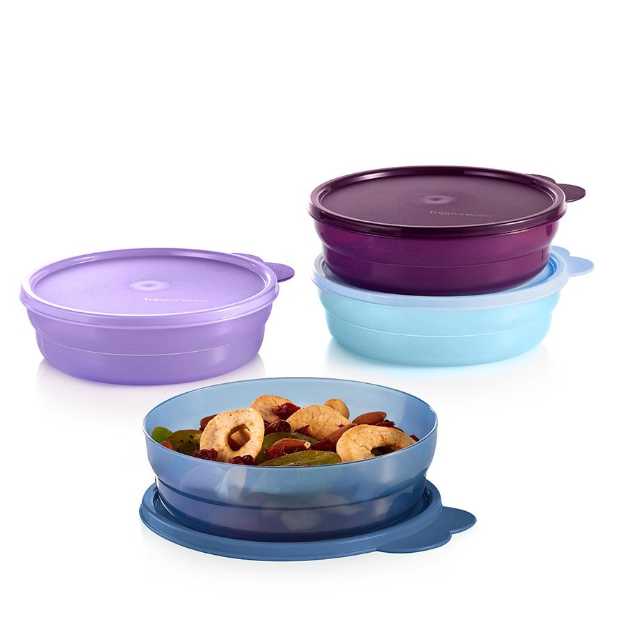 Tupperware Microwave Reheatable Cereal Bowls White Microwave Reheatable | GUKH63425