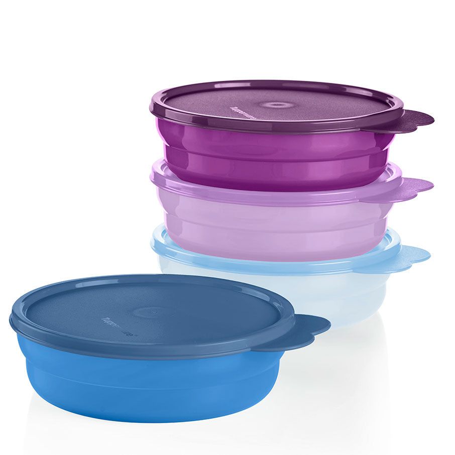 Tupperware Microwave Reheatable Cereal Bowls White Plates and Bowls | QPFU94253