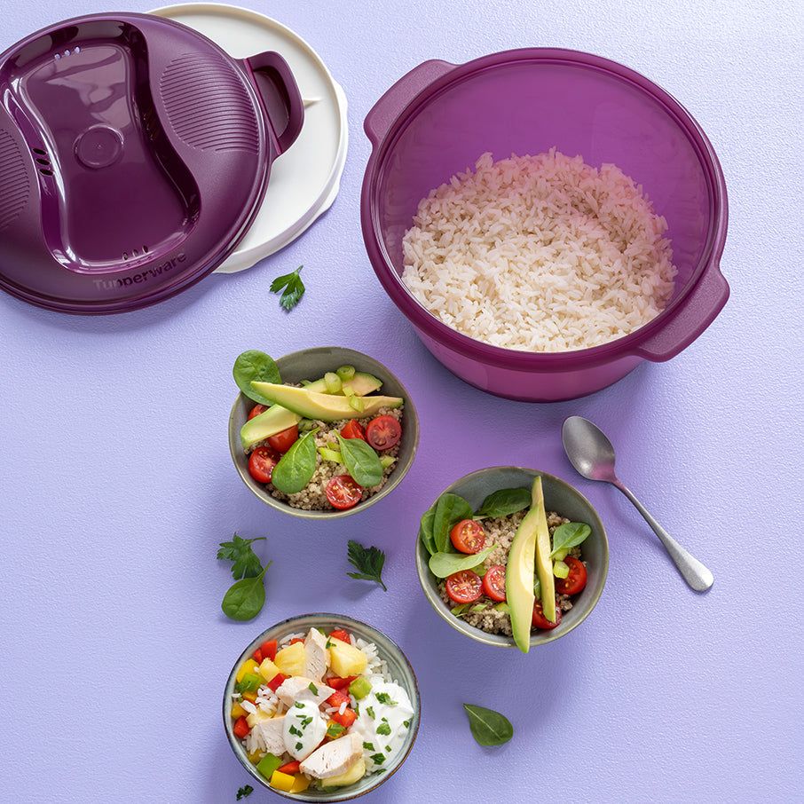 Tupperware Microwave Rice Maker Purple Cabbage Microwave Cooking | WUZA79305