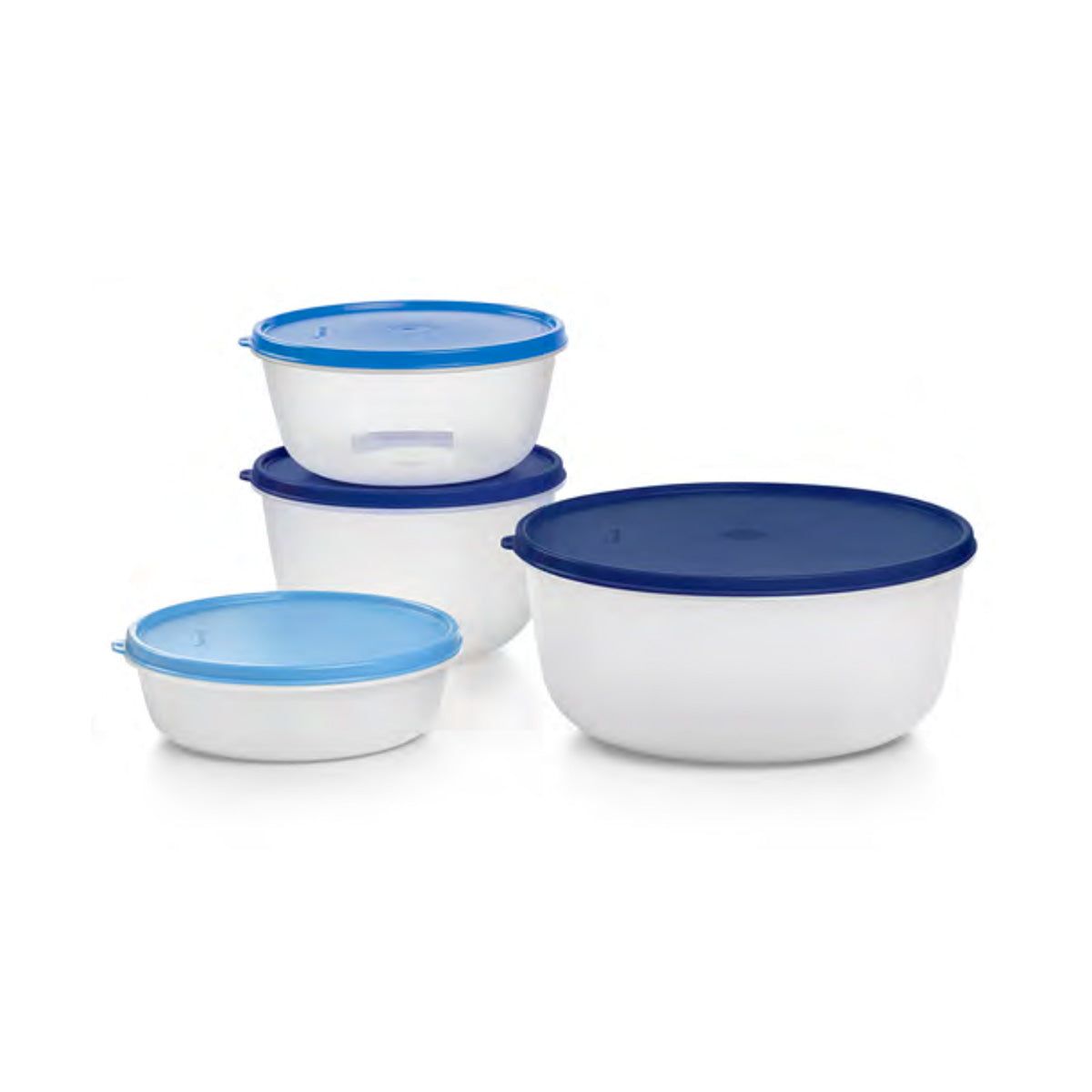 Tupperware Modular Bowl Medium 3-pc. Set With Free Modular Bowl Large Ice Cube Refrigerator Storage | BVED92768