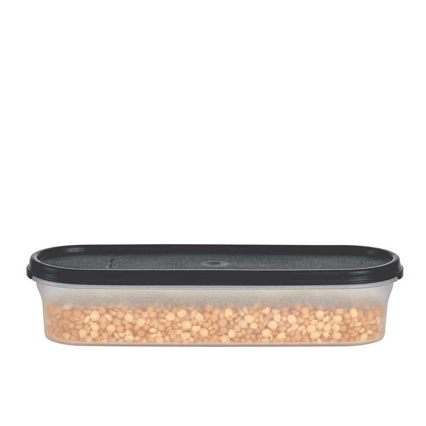 Tupperware Modular Mates Super Oval 1 Black Dry Storage | NWPX96471