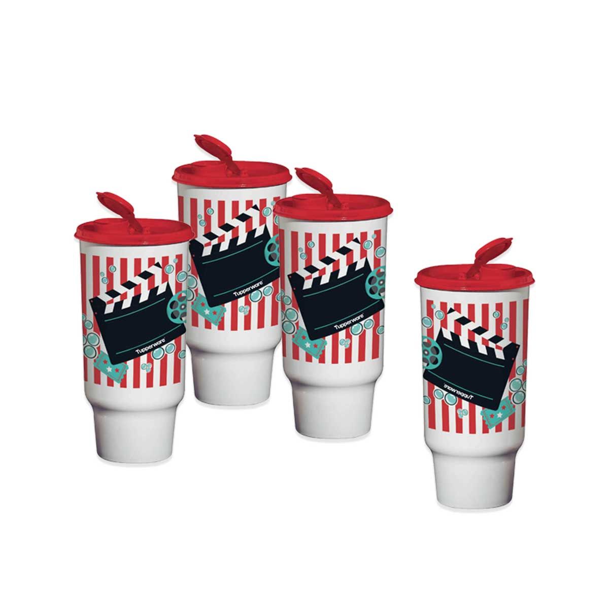 Tupperware Movie Night Mega Tumblers Drinkware | UMOB53617