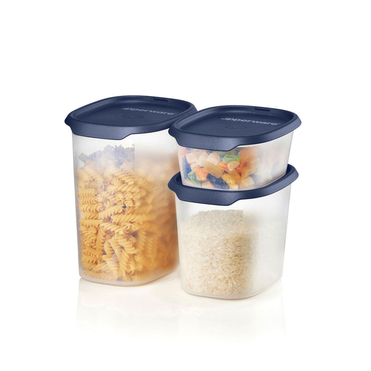 Tupperware One Touch Fresh Oval 3-pc. Set Versatile Storage | WECM89351