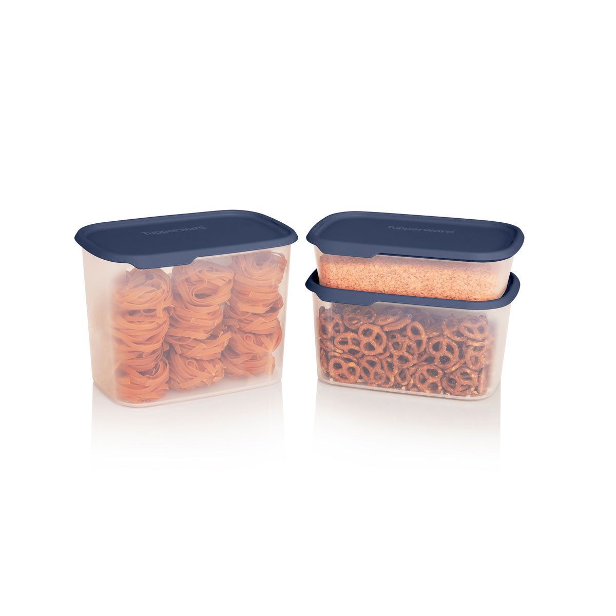 Tupperware One Touch Fresh Rectangular 3-pc. Set Versatile Storage | XPKQ39257