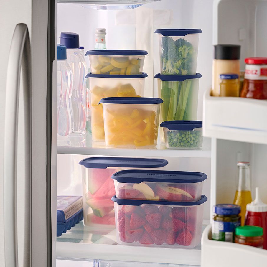 Tupperware One Touch Fresh Small Square 1 1/2-cup/370 Ml Nocturnal Sea Refrigerator Storage | FUAV71834