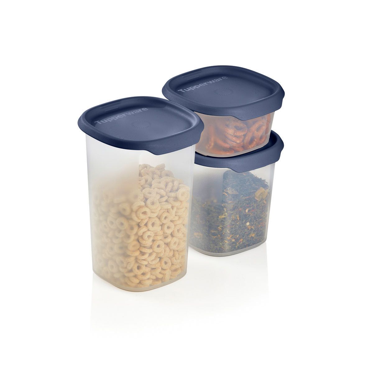 Tupperware One Touch Fresh Small Square 3-pc. Set Versatile Storage | MXTF71352