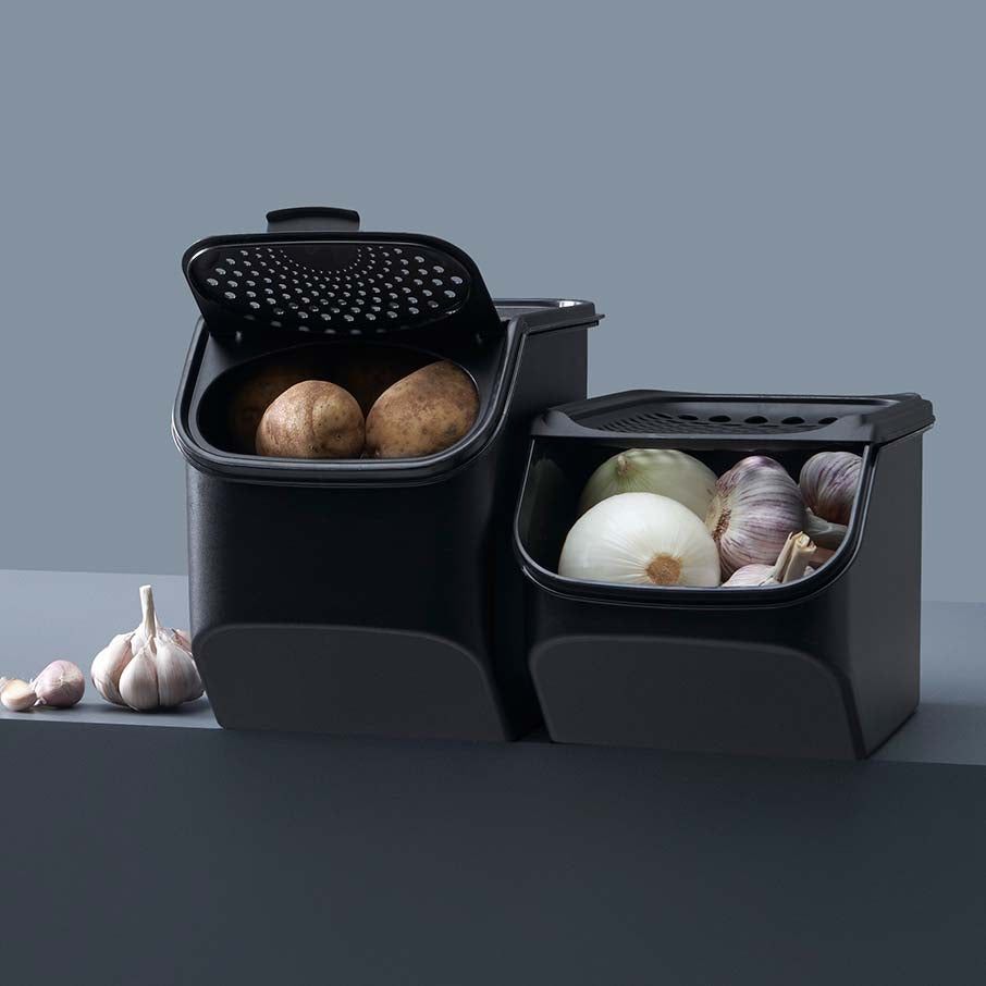 Tupperware Potato Smart Container Black Dry Storage | ONSE46053