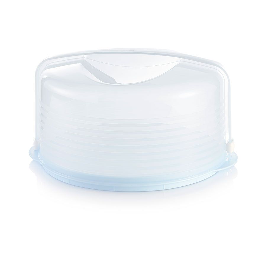 Tupperware Round Cake Taker White Baking | WBPI38745