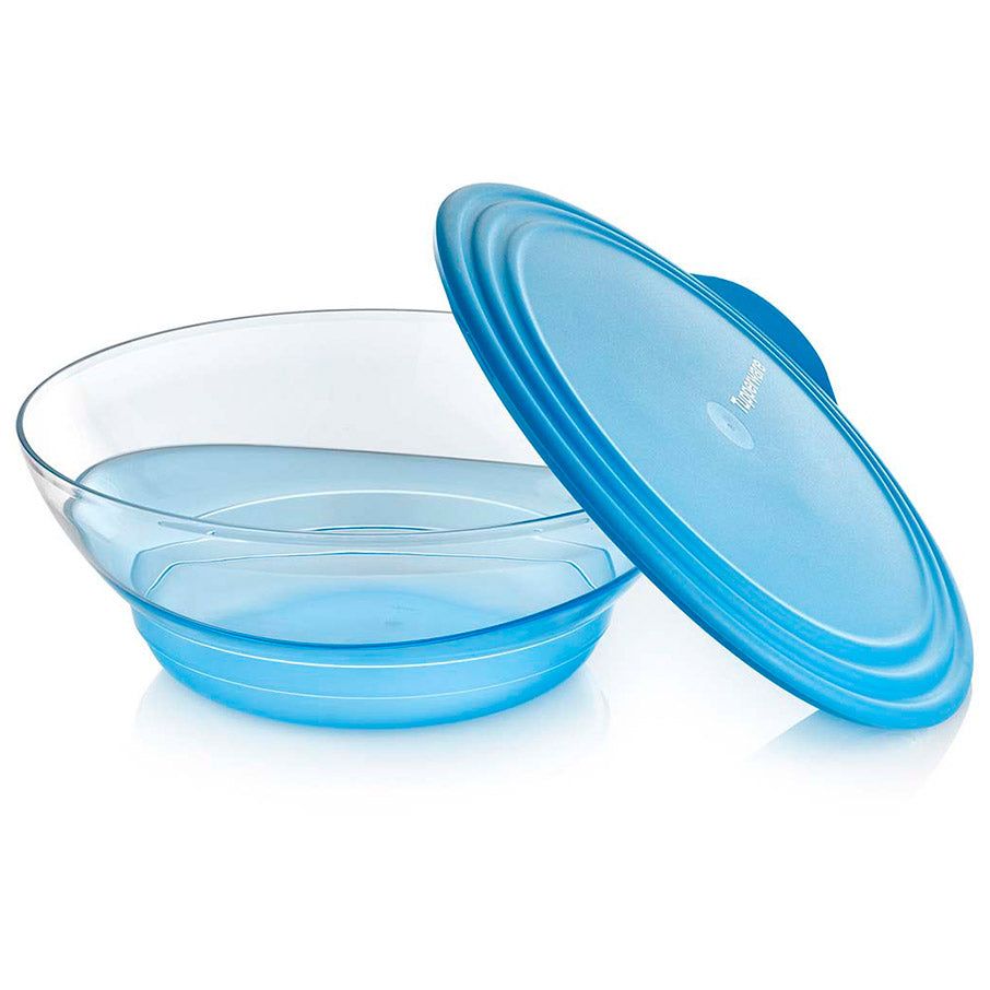 Tupperware Sheerly Elegant Large Bowl Azure Serveware | WNPD39468