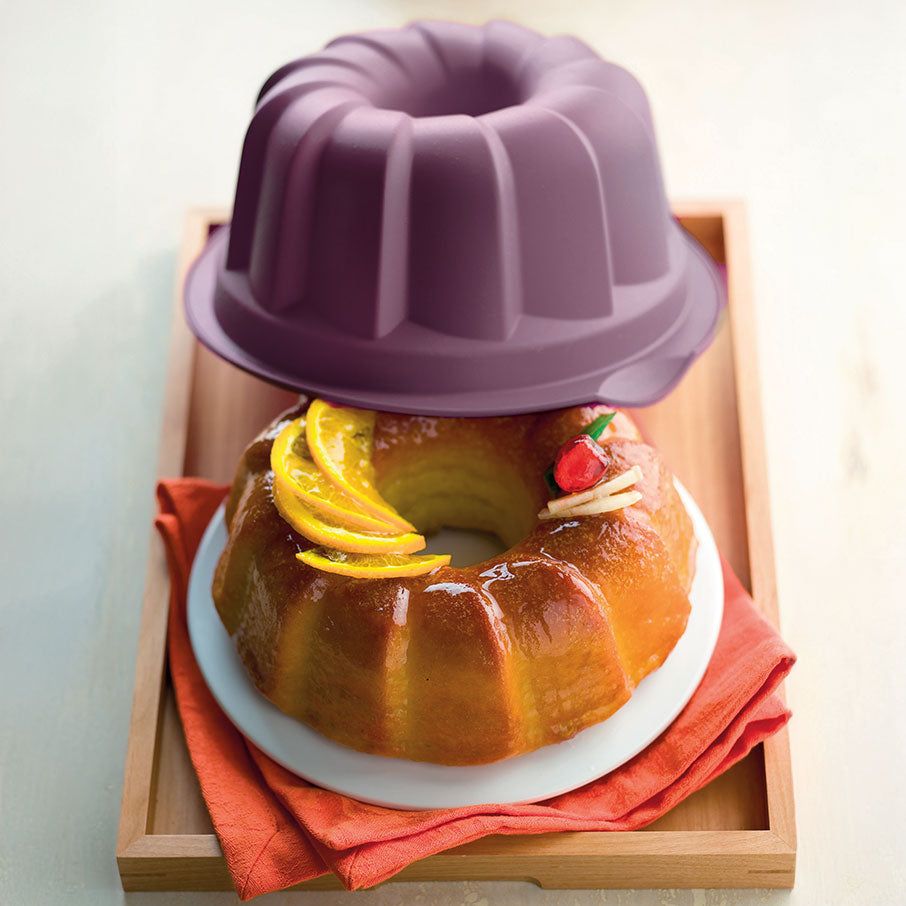 Tupperware Silicone Bundt Form Purple Cabbage Baking | RKGM02341