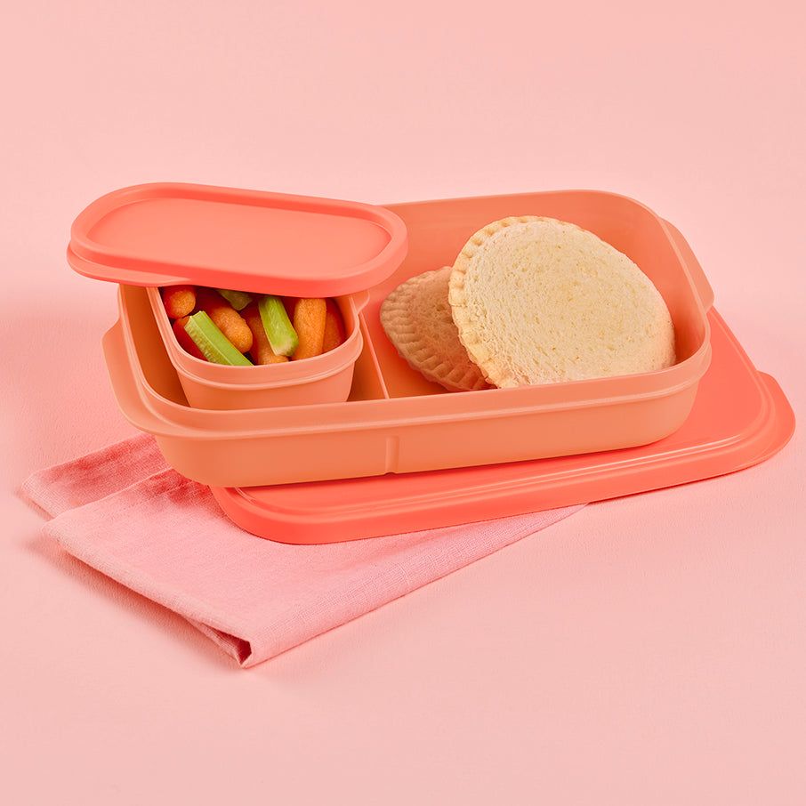 Tupperware Slim Lunch Container Cosy Rosy Lunch and Snacks | BHGK54120