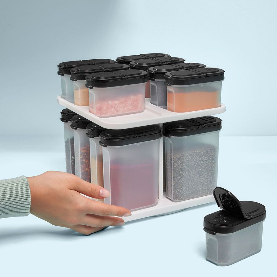 Tupperware Spice Carousel White Dry Storage | VTDK18236