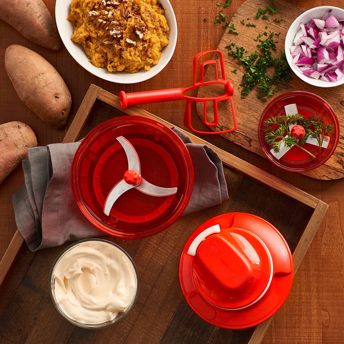 Tupperware Supersonic Chopper System Kitchen Tools | MIBV49217