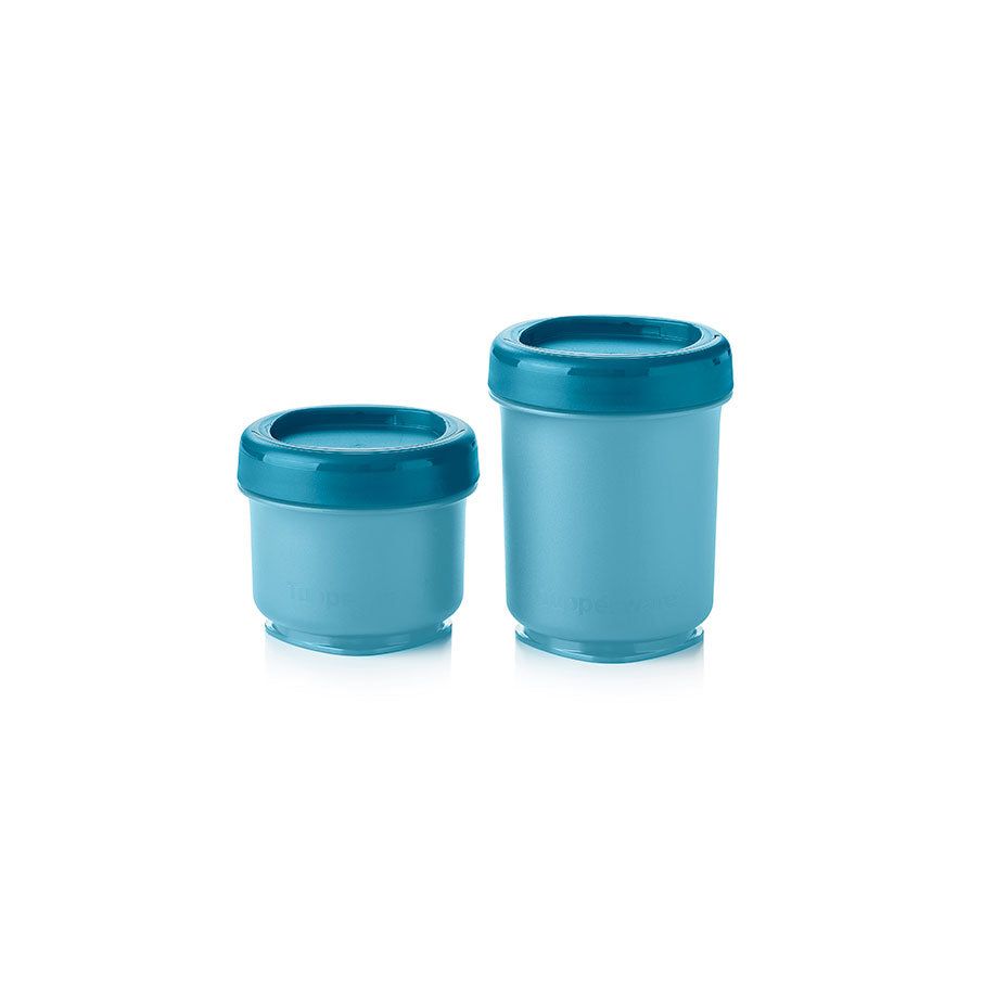 Tupperware Twist N Stack Set Peacock Lunch and Snacks | LVQJ27684