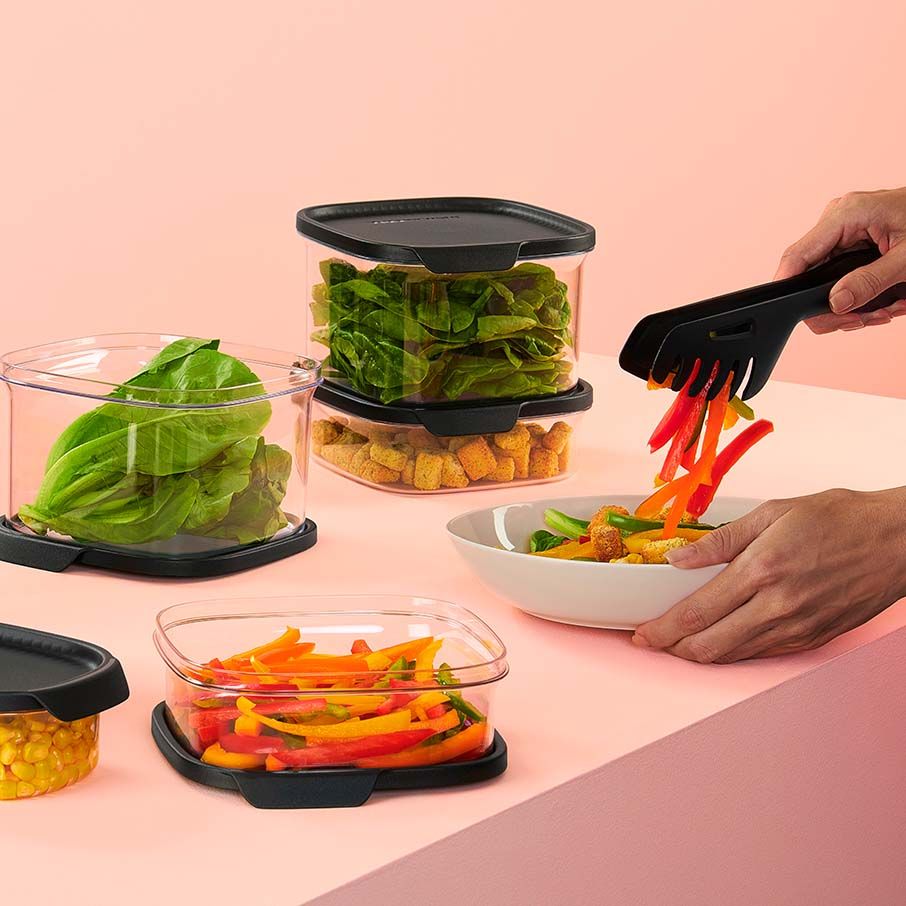 Tupperware Ultra Clear Square 5-pc. Set Cosmos Dry Storage | TWIF25689