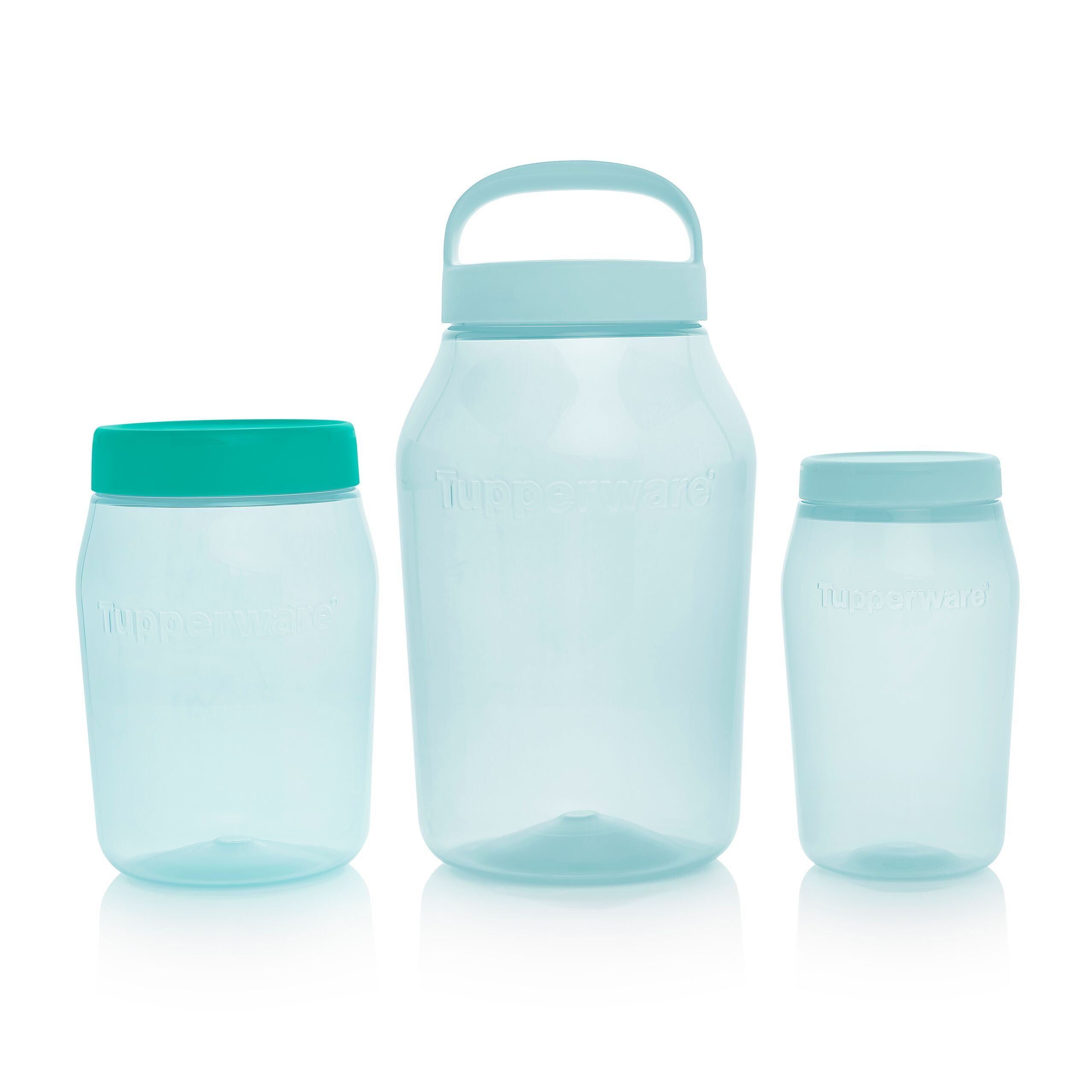 Tupperware Universal Jar 1.5-qt/1.5l With Simple Cover Turquoise Dry Storage | UTHN52481