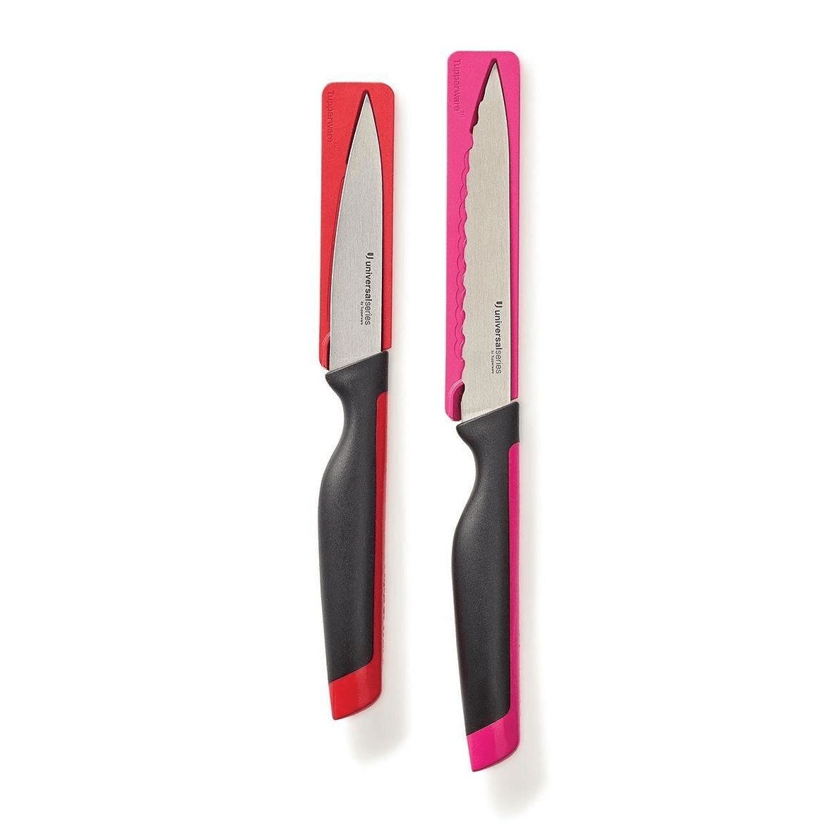 Tupperware Universal Series Utility And Serrated Knife Set Knives | QLMC94187