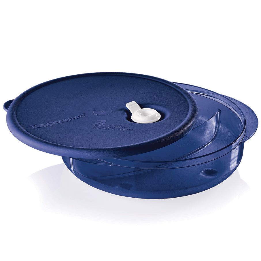 Tupperware Vent \'N Serve Round Divided Dish Nocturnal Sea Freezer Storage | VMRK89423