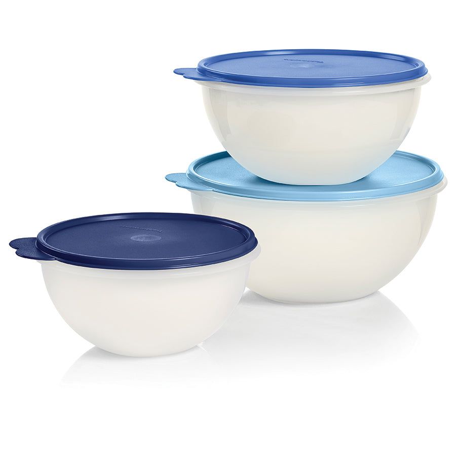 Tupperware Wonderlier Bowl 3-pc. Set sIce Cube Baking | CSUM43068